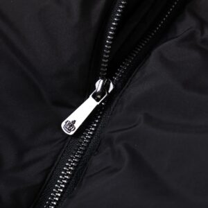 nike hooded down jacket black orange