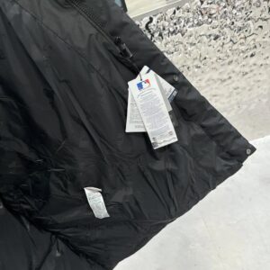 mlb unisex longline hooded down jacket​ black