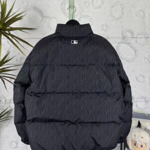 mlb unisex vintage monogram short puffer jacket​ black