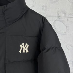 mlb small logo unisex short down jacket ​black