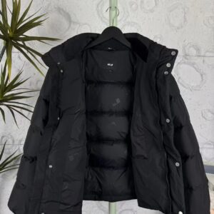mlb small logo unisex short down jacket ​black