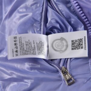 ​​moncler maya fw22 short hooded down jacket​ purple
