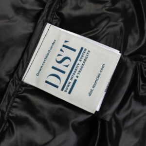 moncler unisex ribbon accented down jacket black