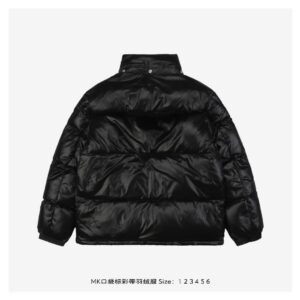 moncler unisex ribbon accented down jacket black