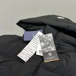 mlb unisex longline hooded down jacket​ black