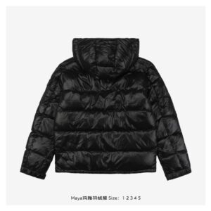 moncler maya winter nylon down jacket (black)