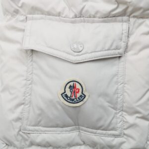 moncler maya matte finish down jacket white