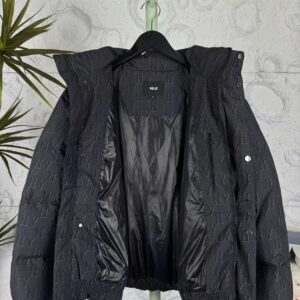 mlb unisex vintage monogram short puffer jacket​ black