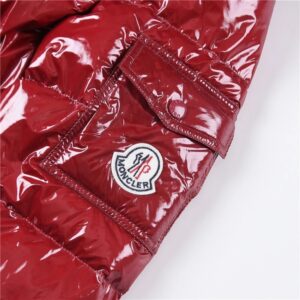 , short hooded down jacket(vibrant red)