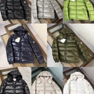 moncler maya classic hooded down jacket(green)