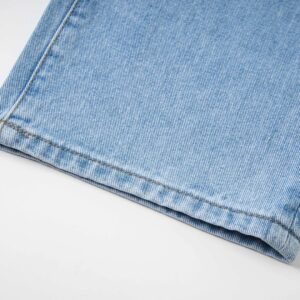 stussy solid denim pants​ light blue