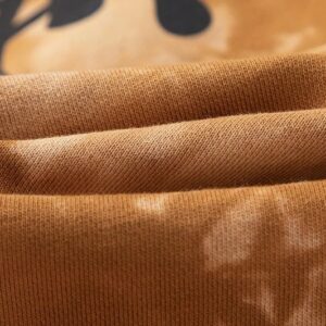 stussy tie dye hoodie orange