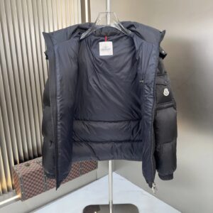 moncler unisex down jacket grey & black