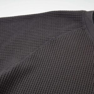 stussy waffle long sleeve beige