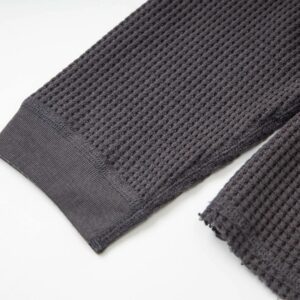 stussy waffle long sleeve beige