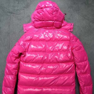 moncler maya short jacket pink