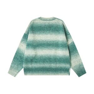 ​​stussy 2025 unisex patterned knit sweater (grey, green, yellow)​