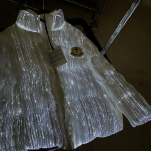 moncler x palm angels unisex light up down jacket (white)