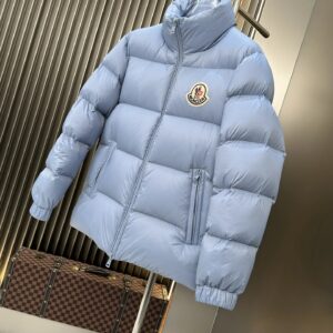 moncler short down jacket(blue)