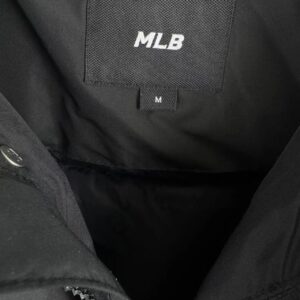 mlb small logo unisex short down jacket ​black