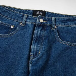 ​​stussy 2025 double sided print denim pants (blue)​