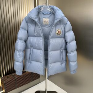 moncler short down jacket(blue)