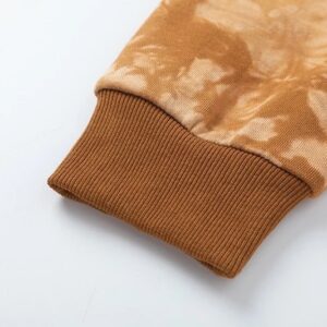 stussy tie dye hoodie orange