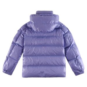 ​​moncler maya fw22 short hooded down jacket​ purple