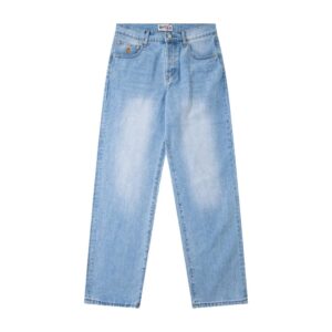 stussy solid denim pants​ light blue
