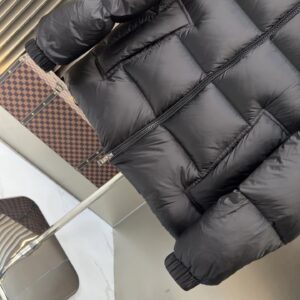 moncler unisex down jacket grey & black