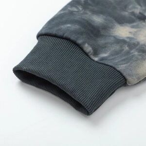 stussy tie dye hoodie gray blue