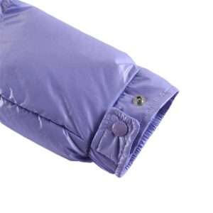 ​​moncler maya fw22 short hooded down jacket​ purple