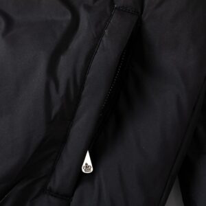 nike hooded down jacket black orange