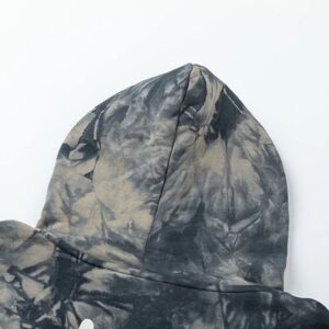 stussy tie dye hoodie gray blue