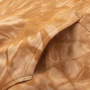 stussy tie dye hoodie orange