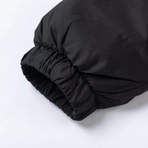 nike hooded down jacket black orange