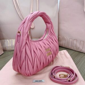 miu miu pink matelasse bag