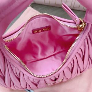 miu miu pink matelasse bag