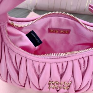 miu miu pink matelasse bag
