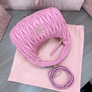 miu miu pink matelasse bag