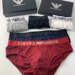 emporio armani cotton briefs multi color