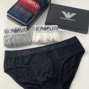 emporio armani cotton briefs multi color