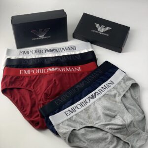 emporio armani cotton briefs multi color