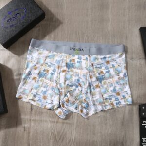 prada silk boxe briefs multicolor