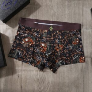 prada silk boxe briefs multicolor