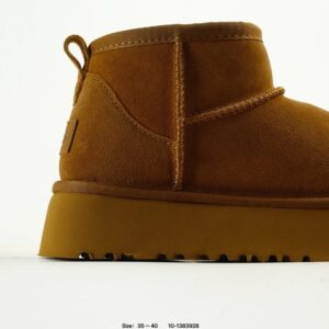 ugg platform sheepskin boots tan