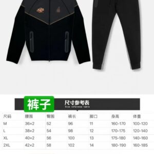 nike windrunner set black