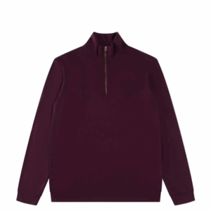 ralph lauren half zip knit sweater blue