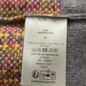 dior oblique jacquard sweater pink grey