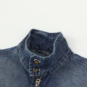 ralph lauren embroidery denim jacket blue